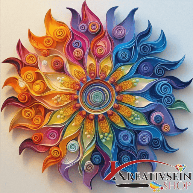 Mandala 9 - Malen nach Zahlen