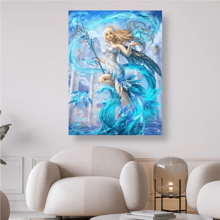 Nymphe des Wasser´s - 5D DIY Diamond Painting