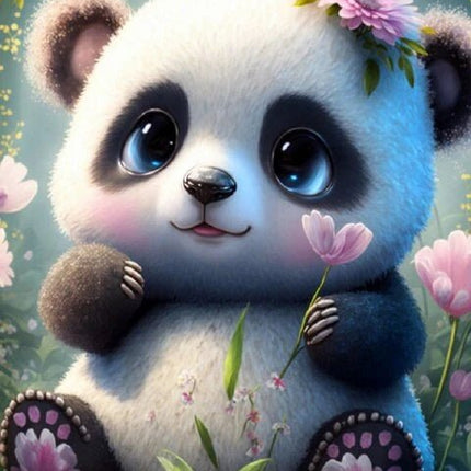 Pan der kleine Pandabär - 5D DIY Diamond Painting