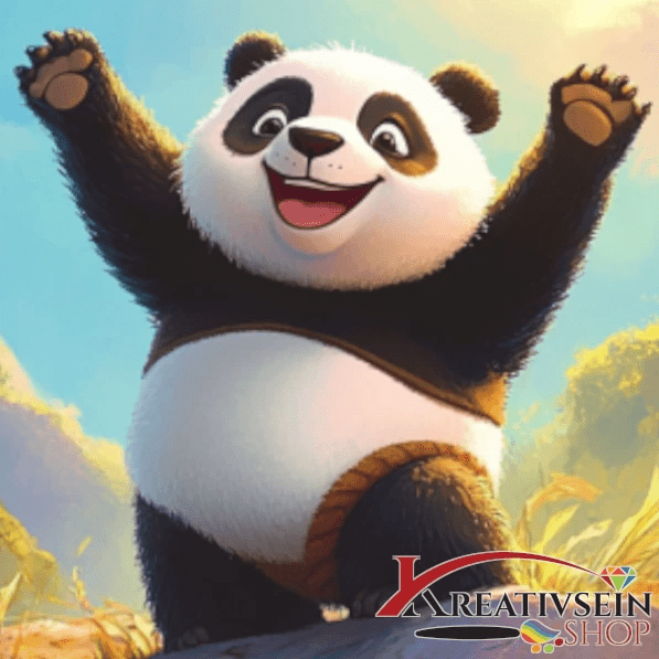 Panda hier bin ich - 5D DIY Diamond Painting