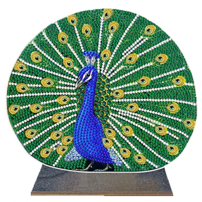 Pfau Aufsteller - Diamond Painting