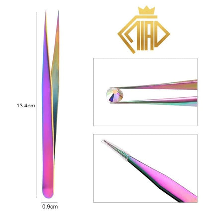 Pinzette Metall gerade oder gebogen - Diamond Painting