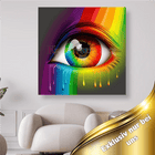 Regenbogen Auge - 5D DIY Diamond Painting