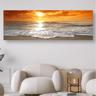 Roter Himmel und das Meer - 5D DIY Diamond Painting