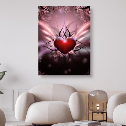 Rotes Herz - 5D DIY Diamond Painting