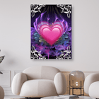 Rotes pulsierendes Herz - 5D DIY Diamond Painting