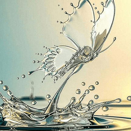Schmetterling aus Wasser - 5D DIY Diamond Painting