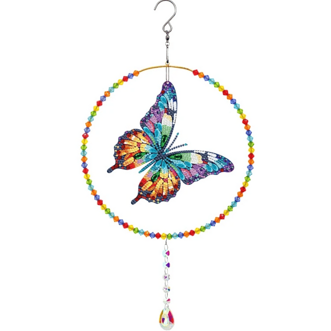 Schmetterling Windspiel - Diamond Painting