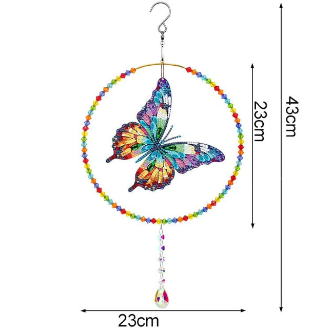Schmetterling Windspiel - Diamond Painting