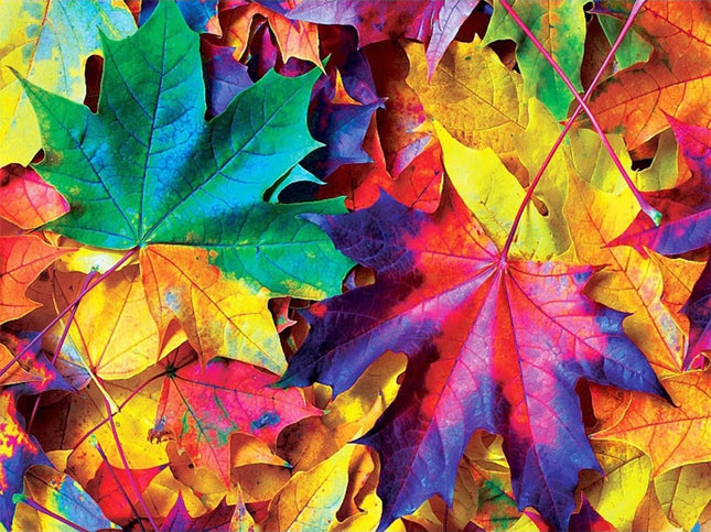 Schönes buntes Herbstlaub - Voll AB 5D DIY Diamond Painting