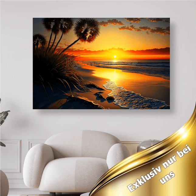 Sonnenuntergang am Meer - 5D DIY Diamond Painting