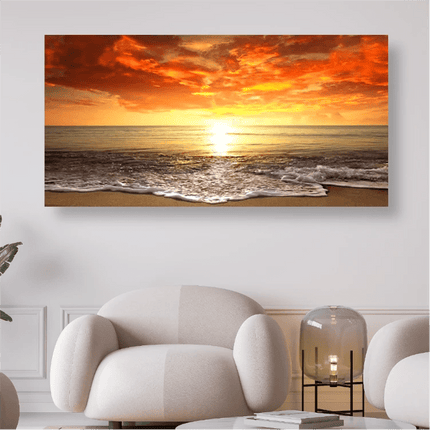 Sonnenuntergang am Meer - 5D DIY Diamond Painting