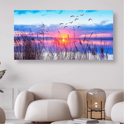 Sonnenuntergang am See - 5D DIY Diamond Painting