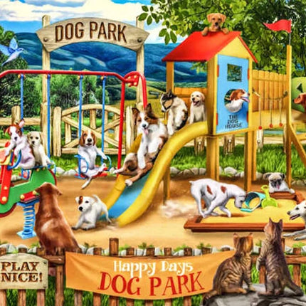Spielplatz für Hunde - Voll AB 5D DIY Diamond Painting