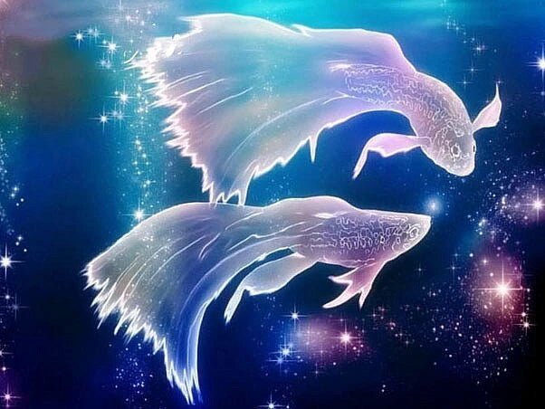 Sternzeichen Fische - 5D DIY Diamond Painting