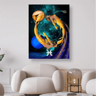 Sternzeichen Fische - 5D DIY Diamond Painting