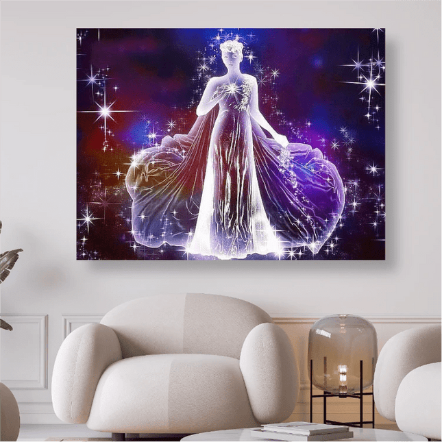 Sternzeichen Jungfrau - 5D DIY Diamond Painting
