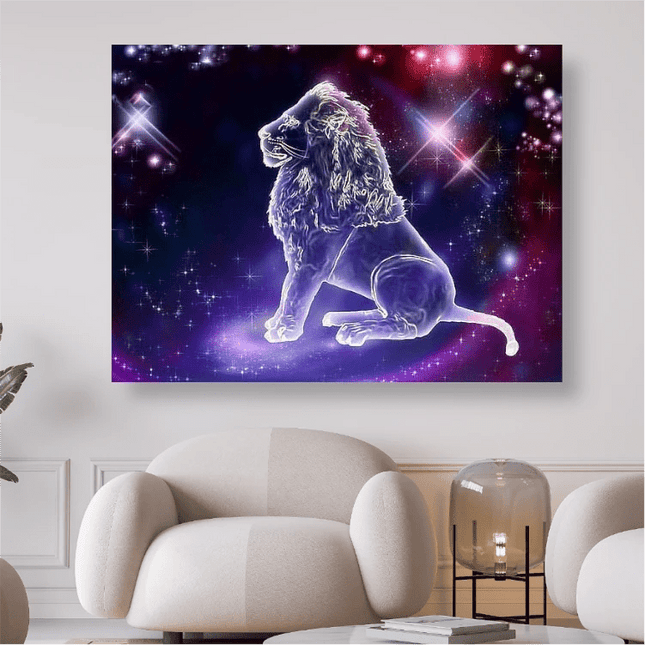 Sternzeichen Löwe - 5D DIY Diamond Painting