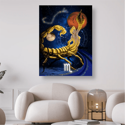 Sternzeichen Skorpion - 5D DIY Diamond Painting