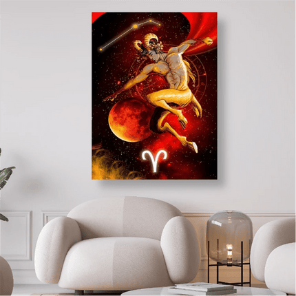 Sternzeichen Widder - 5D DIY Diamond Painting