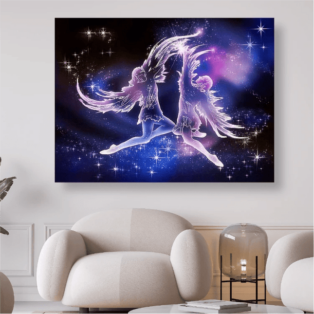 Sternzeichen Zwillinge - 5D DIY Diamond Painting