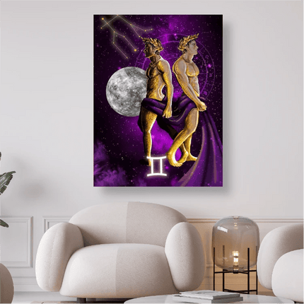 Sternzeichen Zwillinge - 5D DIY Diamond Painting