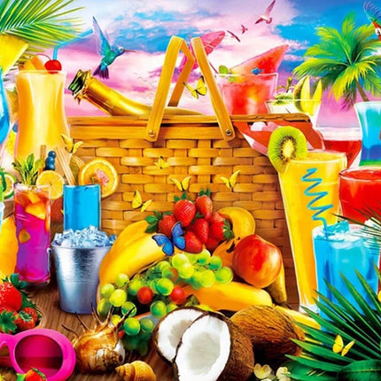 Summer Drink´s - Voll AB 5D DIY Diamond Painting