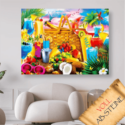 Summer Drink´s - Voll AB 5D DIY Diamond Painting