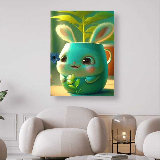 Tabsi der Tassenhase - 5D DIY Diamond Painting
