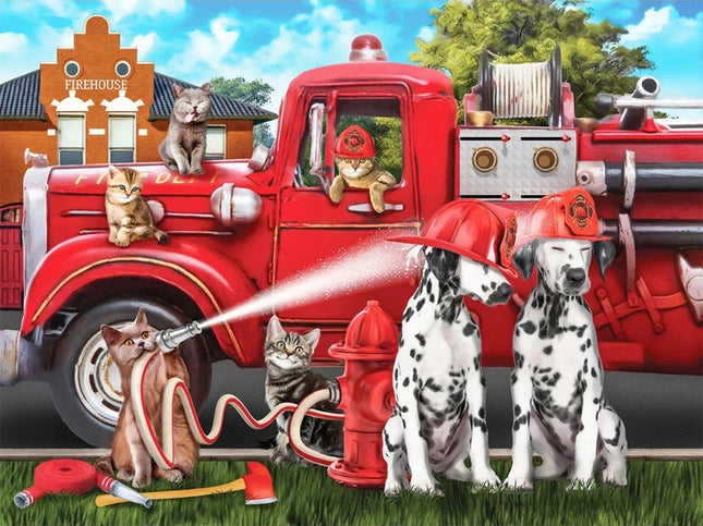 Tierische Feuerwehr - Voll AB 5D DIY Diamond Painting
