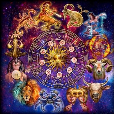 Tierkreiszeichen Kalender Sternzeichen - 5D DIY Diamond Painting
