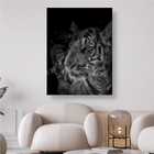 Tiger in schwarz weiss - 5D DIY Diamond Painting