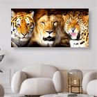 Tiger, Löwe und Leopard - 5D DIY Diamond Painting