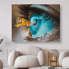 Tiger springt aus Auge - 5D DIY Diamond Painting