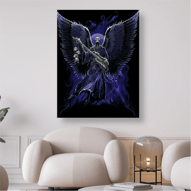 Todesengel spielt Gitarre - 5D DIY Diamond Painting