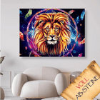 Traumfänger Löwenkopf - Voll AB 5D DIY Diamond Painting