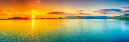 Traumhafter Sonnenuntergang am See - 5D DIY Diamond Painting