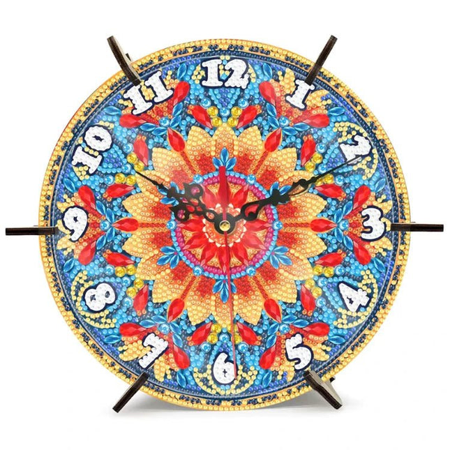 Uhr Mandala 1 - Diamond Painting