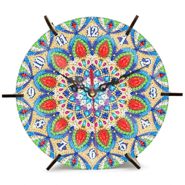 Uhr Mandala - Diamond Painting
