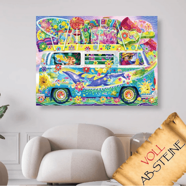 Urlaub wir kommen - Voll AB 5D DIY Diamond Painting