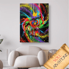 Vogel mit Farbenwirbel - Voll AB 5D DIY Diamond Painting