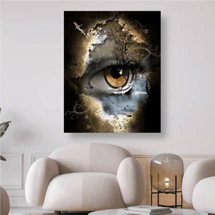 Wasserfall aus Auge - 5D DIY Diamond Painting