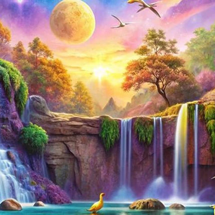 Wasserfälle - 5D DIY Diamond Painting