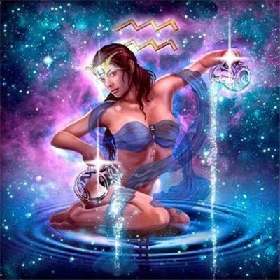 Wassermann Sternzeichen - 5D DIY Diamond Painting