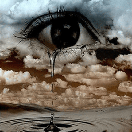 Weinendes Auge - 5D DIY Diamond Painting