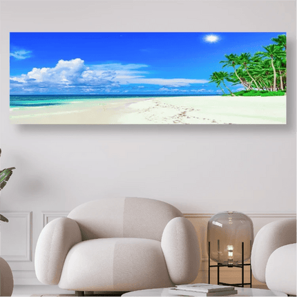 Weisser Sand, Meer & Palmen - 5D DIY Diamond Painting