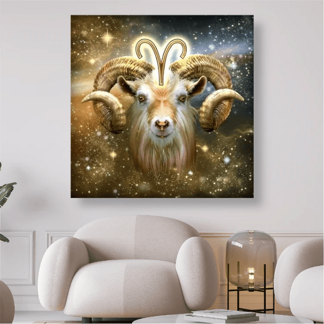 Widder Sternzeichen - 5D DIY Diamond Painting