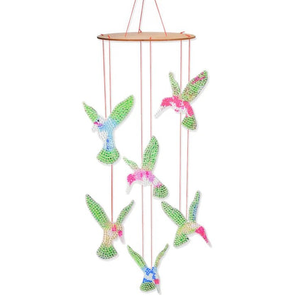 Windspiel Kolibri nachtleuchtend - Diamond Painting