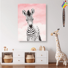 Zebra Motiv Kinderzimmer - Malen nach Zahlen