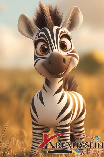 Zebra na du - 5D DIY Diamond Painting